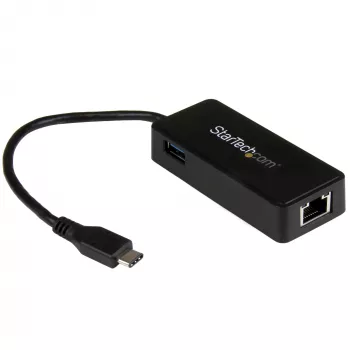 StarTech.com USB-C uz Gigabit tīkla adapteris ar papildu USB 3.0 portu
