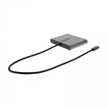 StarTech.com USB-C uz 4x HDMI adapteris, USB-C uz 4 HDMI monitoru pārveidotājs operētājsistēmai Windows (nav atbalsta macOS/ChromeOS/Linux) - TAA