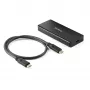 StarTech.com M2E1BRU31C M.2 NVMe PCIe SSD korpuss, USB-C 10 Gbit/s (USB 3.2 Gen 2), noturīgs alumīnijs, M-Key, IP67, saderīgs ar Thunderbolt 3, melns