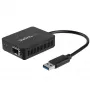 StarTech.com USB 3.0 uz optiskās šķiedras pārveidotājs - kompakts USB atvērta SFP adapteris - USB Gigabit tīkla adapteris