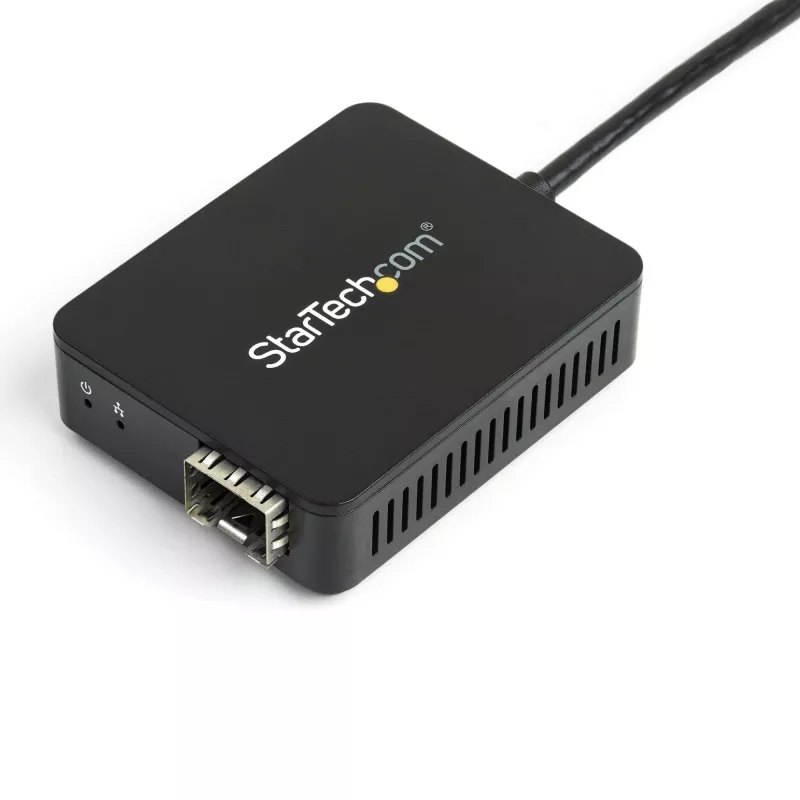 StarTech.com USB 3.0 uz optiskās šķiedras pārveidotājs - kompakts USB atvērta SFP adapteris - USB Gigabit tīkla adapteris