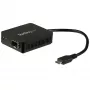 StarTech.com USB-C uz šķiedru optikas pārveidotājs - atvērts SFP, vadu, USB Type-C, šķiedra, 1000 Mbit/s, melns