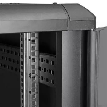 StarTech.com 4-Post 22U Server Rack Cabinet, Lockable 19 inch Data Rack Cabinet for Computer / AV / IT Equipment, Office / Home Network Rack with Casters & Adjustable Mounting Rails