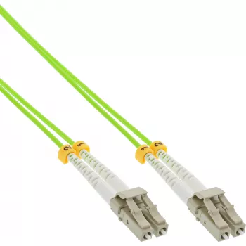 InLine Fiber Optical Duplex kabelis LC/LC 50/125µm OM5 0.5m