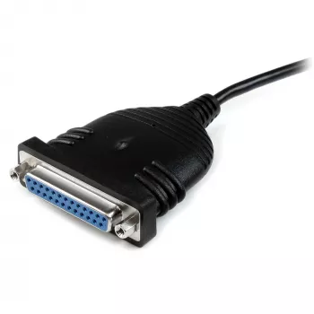 StarTech.com 6 pēdu USB–DB25 paralēlā printera adaptera kabelis – vīriešu/sieviešu