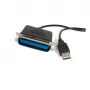 StarTech.com USB uz Paralēlo Printera Adapteris 1,9 m - Tēviņš/Tēviņš, Melns, Centronics, USB A