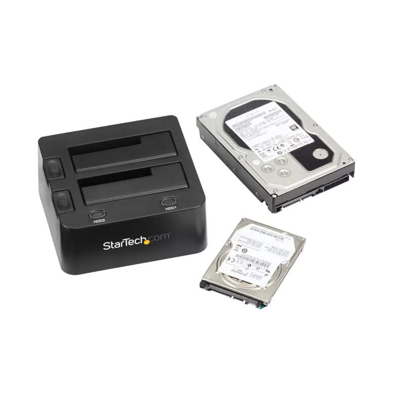 StarTech.com SDOCK2U33 divu slotu USB 3.0 uz SATA cietā diska dokstacija