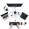 StarTech.com 2-Portu USB-C KVM Slēdzis ar 4K 60Hz DisplayPort, 1,2m iebūvētiem kabeļiem, barošana no USB, attālināta poga/karstie taustiņi