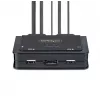 StarTech.com 2-Portu USB-C KVM Slēdzis ar 4K 60Hz DisplayPort, 1,2m iebūvētiem kabeļiem, barošana no USB, attālināta poga/karstie taustiņi