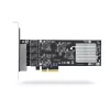 StarTech.com 4-Port 2.5Gbps NBASE-T PCIe tīkla karte, Intel I225-V, četru portu tīkla karte, Multi-Gigabit NIC, PCI Express servera LAN karte, darbvirsmas Ethernet interfeiss
