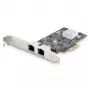StarTech.com 2-Port 2.5Gbps NBASE-T PCIe tīkla karte, Intel I225-V, divu portu daudzgigabitu NIC, PCI Express servera LAN karte, galddatora Ethernet interfeiss