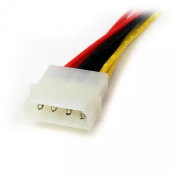 StarTech.com 12 collu LP4 uz 2x SATA strāvas Y kabeļa adapteris, Molex (4-pin), 2 x SATA 15-pin, 0.304 m, vīrišķais, taisns