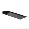 StarTech.com CABSHELF1U 1U servera statņa plaukts, fiksēts konsoles plaukts 19 collu statnim/skapim, dziļums 17,7 cm (7 collas), slodze 15 kg (33 mārciņas), ar būra uzgriežņiem un skrūvēm, melnā krāsā