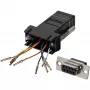 StarTech.com DB9 uz RJ45 modulārais adapteris – F/F, DB-9, RJ-45, Melns