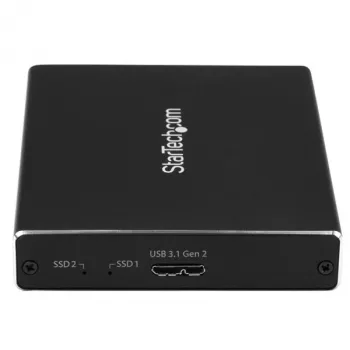 StarTech.com Divu slotu M.2 SATA SSD korpuss ar RAID - USB 3.1 (10Gbps)