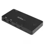 StarTech.com 2 portu USB-C KVM slēdzis - 4K 60Hz HDMI - kompakts divu portu UHD USB Type-C galda mini KVM slēdzis ar USB-C kabeļiem - barošana no USB - MacBook iPad Pro ThinkPad IdeaPad EliteBook