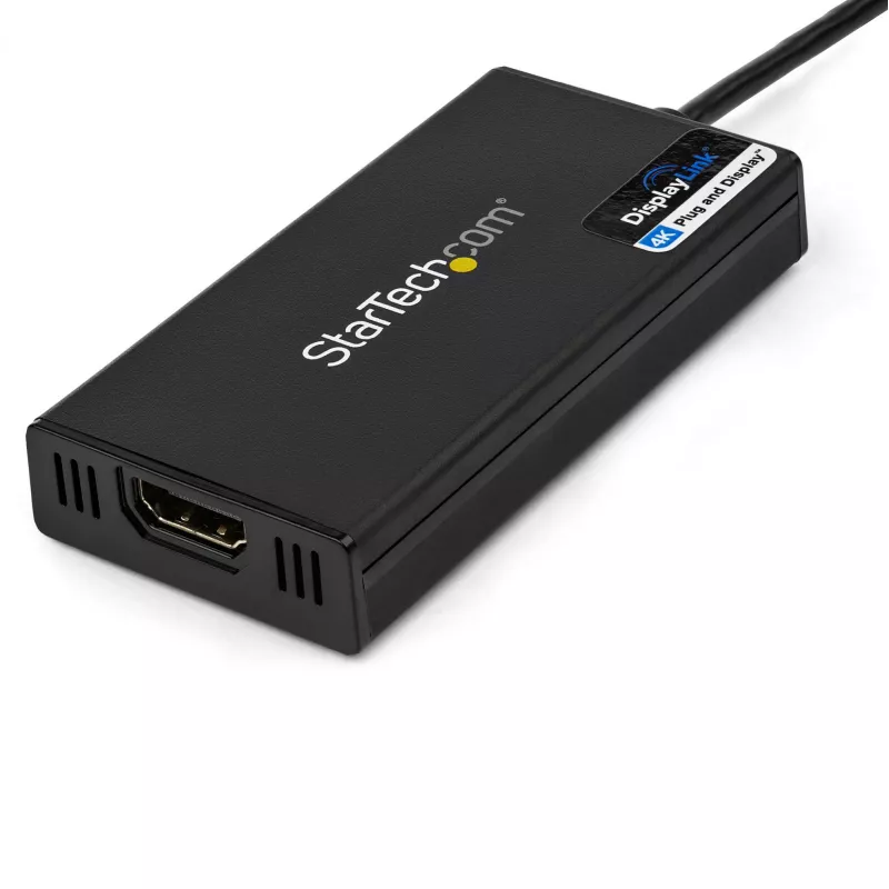 StarTech.com USB 3.0 uz HDMI adapteris - 4K 30Hz Ultra HD - DisplayLink sertificēts - USB Type-A uz HDMI displeja adapteris monitoram - ārējā video un grafikas karte - Mac un Windows