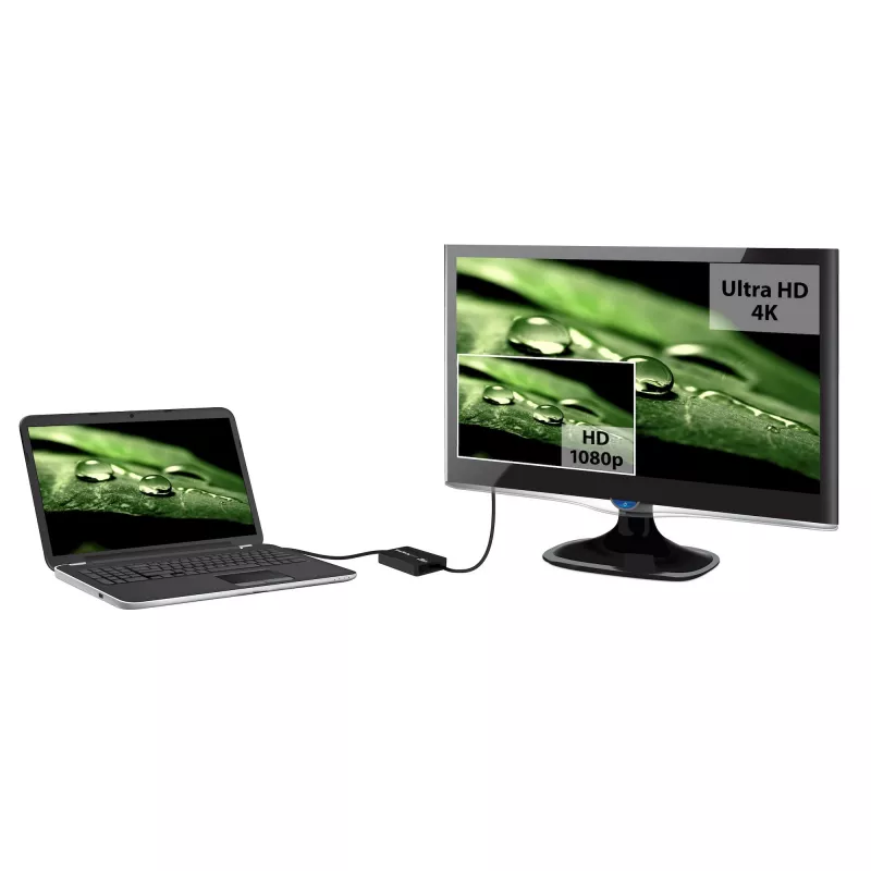 StarTech.com USB 3.0 uz HDMI adapteris - 4K 30Hz Ultra HD - DisplayLink sertificēts - USB Type-A uz HDMI displeja adapteris monitoram - ārējā video un grafikas karte - Mac un Windows