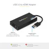 StarTech.com USB 3.0 uz HDMI adapteris - 4K 30Hz Ultra HD - DisplayLink sertificēts - USB Type-A uz HDMI displeja adapteris monitoram - ārējā video un grafikas karte - Mac un Windows