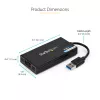 StarTech.com USB 3.0 uz HDMI adapteris - 4K 30Hz Ultra HD - DisplayLink sertificēts - USB Type-A uz HDMI displeja adapteris monitoram - ārējā video un grafikas karte - Mac un Windows