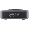 InLine Qi Powerstation Multiport lādētājs, 4x USB-C + 2x USB-A, GaN 100 W, 15 W bezvadu uzlāde, melns (31517K)