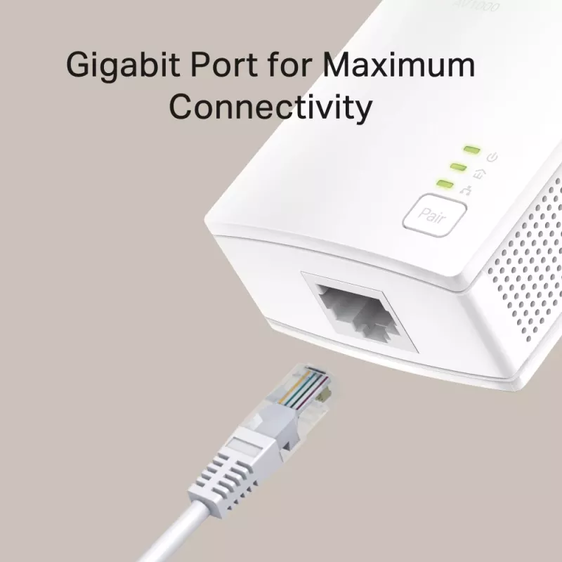 TP-Link TL-PA717KIT AV1000 Gigabitu Powerline komplekts 1000 Mbit/s Ethernet LAN Balts 2 gab.