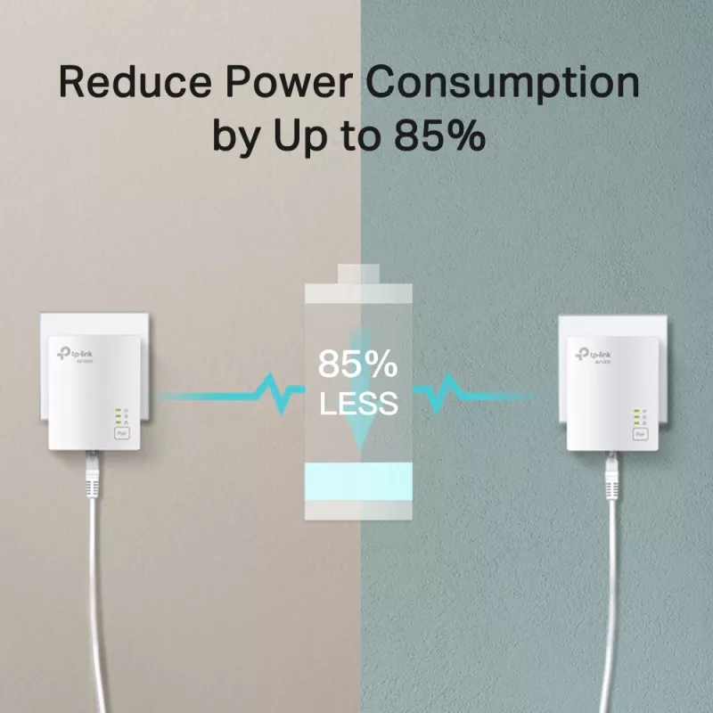 TP-Link TL-PA717KIT AV1000 Gigabitu Powerline komplekts 1000 Mbit/s Ethernet LAN Balts 2 gab.