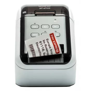Brother QL-810W tiešās termiskās etiķešu printeris, 300x600 DPI, 176 mm/s, vadu un bezvadu, DK lente, Wi-Fi
