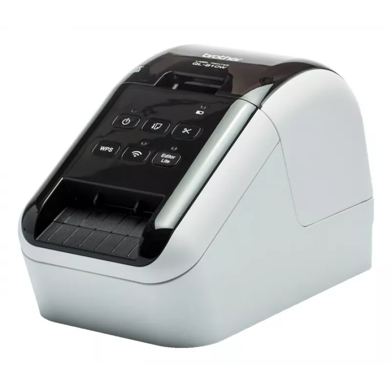 Brother QL-810W tiešās termiskās etiķešu printeris, 300x600 DPI, 176 mm/s, vadu un bezvadu, DK lente, Wi-Fi