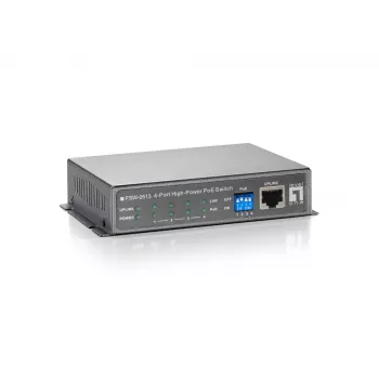 LevelOne FSW-0513(Z) 5-Portu Fast Ethernet PoE Slēdzis, 4 PoE Porti, 120W, iekļauts barošanas adapteris