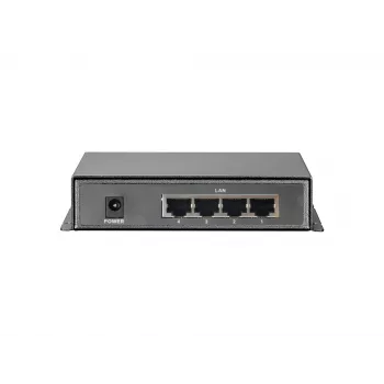 LevelOne FSW-0513(Z) 5-Portu Fast Ethernet PoE Slēdzis, 4 PoE Porti, 120W, iekļauts barošanas adapteris
