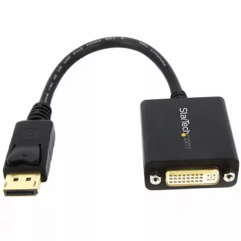 StarTech.com DisplayPort uz DVI adapteris - DP 1.2 uz DVI-D pārveidotājs 1080p - ar fiksējošu DP savienotāju