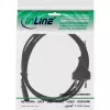 InLine strāvas kabelis, Euro kontaktdakša / Euro8 kontaktdakša, melns, 3 m