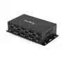 StarTech.com 8 portu USB–DB9 RS232 seriālā adaptera centrmezgls – industriāls, DIN sliedes un sienas montāžai