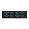 StarTech.com 8 portu USB–DB9 RS232 seriālā adaptera centrmezgls – industriāls, DIN sliedes un sienas montāžai
