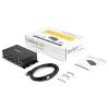 StarTech.com 8 portu USB–DB9 RS232 seriālā adaptera centrmezgls – industriāls, DIN sliedes un sienas montāžai