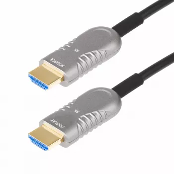 StarTech.com 50ft (15.2m) HDMI 2.1 hibrīds aktīvais optiskais kabelis (AOC), CMP, plenumam, 8K Ultra High Speed HDMI 2.1/2.0 optiskais kabelis, 48Gbps, 8K 60Hz/4K 120Hz, HDR10+/FRL/TMDS/eARC
