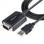StarTech.com 3 pēdu (1 m) USB uz seriālo kabeli ar COM porta saglabāšanu, DB9 vīriešu RS232 uz USB pārveidotājs, USB uz seriālo adapteris PLC/printerim/skenerim, Prolific mikroshēmojums, Windows/Mac