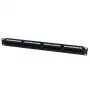 StarTech.com 24 Portu 1U Rackmontējams Cat 6 110 Sadales Panelis, RJ-45, Melns, RoHS, CE, ETL, UL