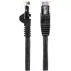 StarTech.com 15m CAT6 Ethernet kabelis - LSZH (Low Smoke Zero Halogen) - 10 Gigabit 250MHz 100W PoE RJ45 10GbE UTP tīkla vads, aizsargāts pret aizķeršanos, melns