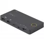 StarTech.com 2 Portu Hibrīds USB-A + HDMI un USB-C KVM Slēdzis - Viena 4K 60Hz HDMI 2.0 Monitora - Kompakts Galda un/vai Klēpjdatora HDMI KVM Slēdzis - USB Barošana - Thunderbolt 3 Saderīgs