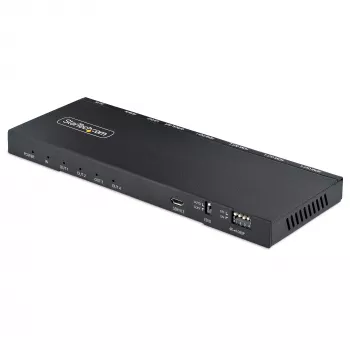 StarTech.com 4-Portu HDMI Sadalītājs, 4K 60Hz HDMI 2.0, ar Iebūvētu Skaleri, 1 ieeja 4 izejas, 3.5mm/Optiskais Audio, HDMI Displeja/Izejas Sadalītājs