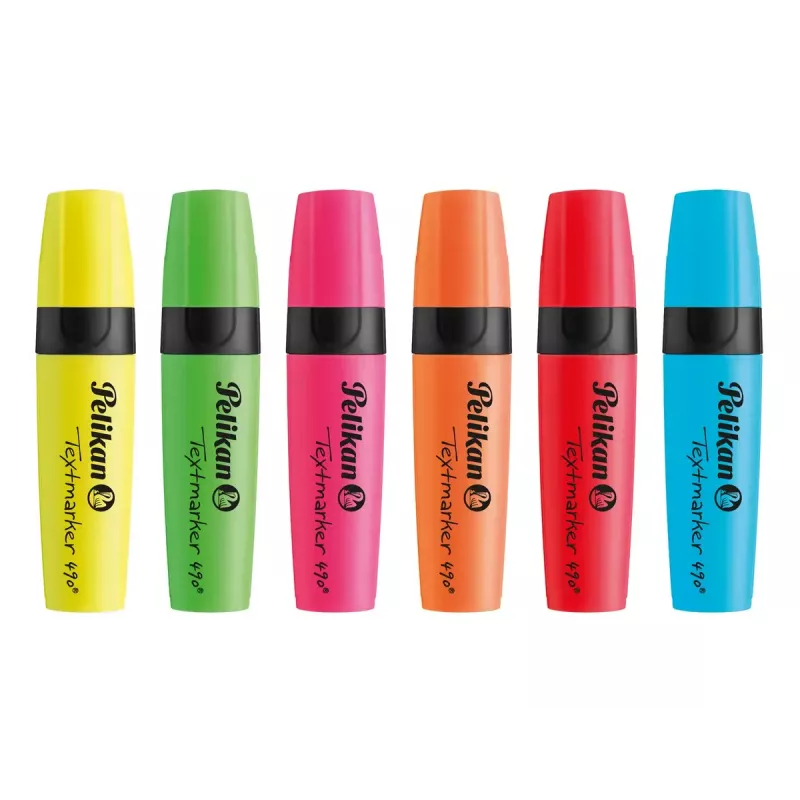Pelikan Textmarker 490 daudzkrāsu marķieru komplekts 6 gab.