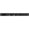 StarTech.com RKCOND17HD divu sliežu KVM konsole 1U statnei, 17,3" (43,9 cm) LCD 1920 x 1080, viens DVI/VGA ports, ASV QWERTY tastatūra, USB, kabeļi iekļauti, 44230 MTBF, melna