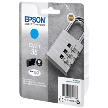 Epson 35 DURABrite Ultra Cyan tintas kasetne (C13T35824010)