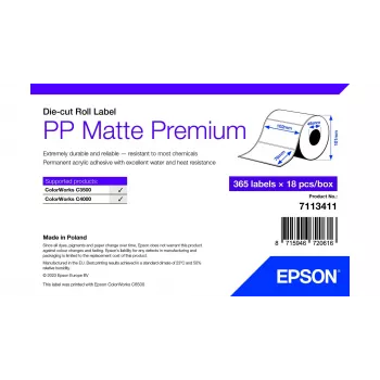 Pašlīmējošā printera etiķete Epson 7113411 Balta 10,2x7,6 cm