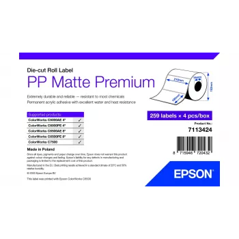 Etiķetes Epson 7113424 baltas pašlīmējošas, 21x10,5 cm, 1036 gab.