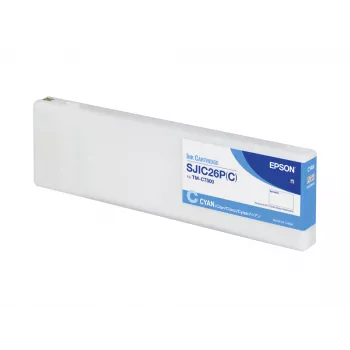 Epson SJIC26P(C) oriģinālā ciāna tintes kasetne ColorWorks C7500