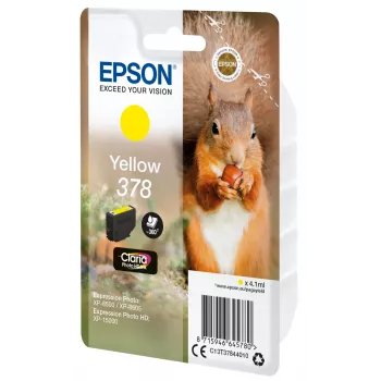 Kasetne Epson 378 Dzeltena 360 lapas Ink C13T37844010