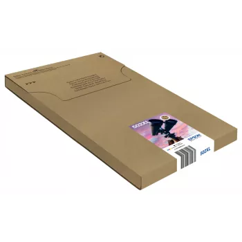 Epson 502XL oriģinālā tintes kasetne (augstas ietilpības) - melna, ciāna, fuksīna, dzeltena (4 iepakojumā)